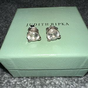 Judith Ripka Round Stud Earrings